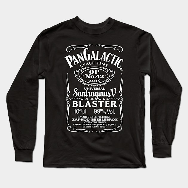 Pan Galactic Gargle Blaster - Original 42 Long Sleeve T-Shirt by Malupali